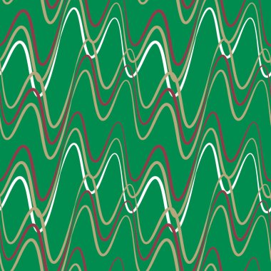 Kusursuz bir şablon, kare arkaplanda sonsuz bir doku - elektrik veya müzik dalgaları. Ses. İç tasarım, site ya da blog için arka plan, kumaş, tekstil, duvar kağıdı, ambalaj. Biçimli illüstrasyon, grafikler.