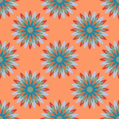 Kusursuz desen, kare arkaplanda sonsuz doku - biçimlendirilmiş kar taneleri ya da yıldızlar - grafikler. Gerçeküstü. Tasarım elemanları. Web sitesi, blog, duvar kağıdı, tekstil, ambalaj için arkaplan.