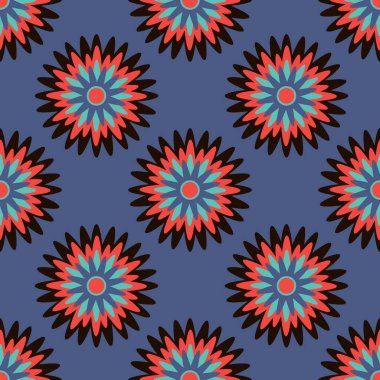 Kusursuz desen, kare arkaplanda sonsuz doku - biçimlendirilmiş kar taneleri ya da yıldızlar - grafikler. Gerçeküstü. Tasarım elemanları. Web sitesi, blog, duvar kağıdı, tekstil, ambalaj için arkaplan.