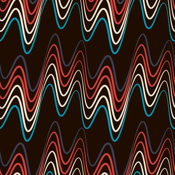 Kusursuz bir şablon, kare arkaplanda sonsuz bir doku - elektrik veya müzik dalgaları. Ses. İç tasarım, site ya da blog için arka plan, kumaş, tekstil, duvar kağıdı, ambalaj. Biçimli illüstrasyon, grafikler.