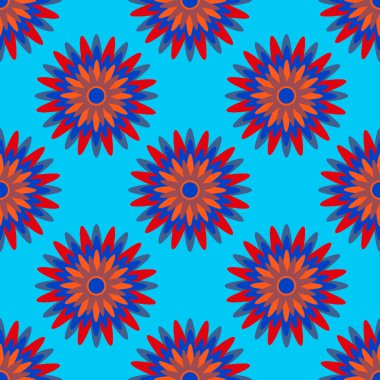 Kusursuz desen, kare arkaplanda sonsuz doku - biçimlendirilmiş kar taneleri ya da yıldızlar - grafikler. Gerçeküstü. Tasarım elemanları. Web sitesi, blog, duvar kağıdı, tekstil, ambalaj için arkaplan.