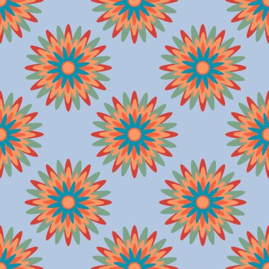 Kusursuz desen, kare arkaplanda sonsuz doku - biçimlendirilmiş kar taneleri ya da yıldızlar - grafikler. Gerçeküstü. Tasarım elemanları. Web sitesi, blog, duvar kağıdı, tekstil, ambalaj için arkaplan.