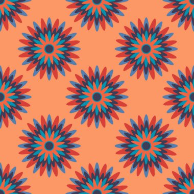 Kusursuz desen, kare arkaplanda sonsuz doku - biçimlendirilmiş kar taneleri ya da yıldızlar - grafikler. Gerçeküstü. Tasarım elemanları. Web sitesi, blog, duvar kağıdı, tekstil, ambalaj için arkaplan.