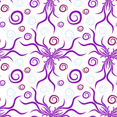 Kusursuz doku, kare arkaplanda sonsuz desen. Su altı dünyasının bitki motifleri, algler ve kabarcıklar. Mistisizm ve Gerçeküstü. Kare arkaplanda bir resim. İç mimari, dekorasyon ve internet tasarımı. Bir si için arkaplan