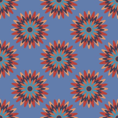 Kusursuz desen, kare arkaplanda sonsuz doku - biçimlendirilmiş kar taneleri ya da yıldızlar - grafikler. Gerçeküstü. Tasarım elemanları. Web sitesi, blog, duvar kağıdı, tekstil, ambalaj için arkaplan.