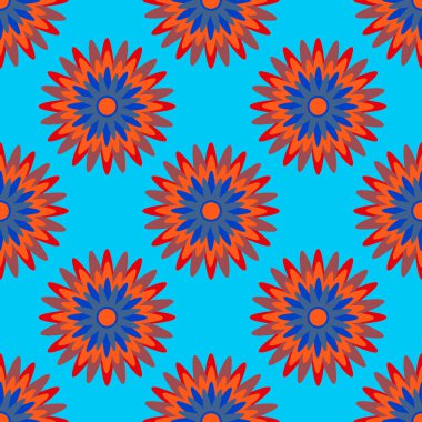 Kusursuz desen, kare arkaplanda sonsuz doku - biçimlendirilmiş kar taneleri ya da yıldızlar - grafikler. Gerçeküstü. Tasarım elemanları. Web sitesi, blog, duvar kağıdı, tekstil, ambalaj için arkaplan.