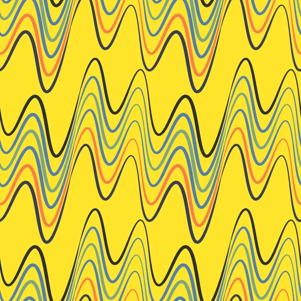 Padrão Sem Costura Textura Infinita Fundo Quadrado Ondas Eletricidade Música —  Vetores de Stock