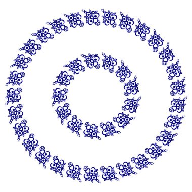 Kare bir sayfadaki dekoratif etnik unsurların çerçeveleri, gerçeküstü, grafikler. Defter kapakları, mobil uygulamalar, web siteleri, tasarım ögeleri tasarlanıyor