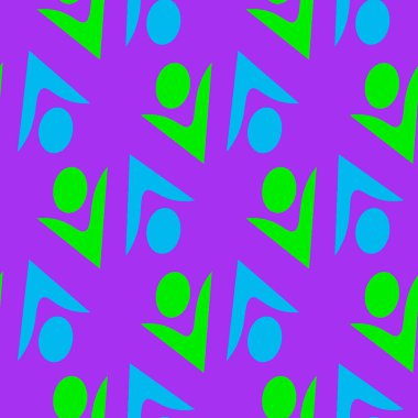 Kusursuz desen, kare arkaplanda sonsuz doku - stil sahibi erkekler. Soyutlama, grafikler. Tasarım elemanları. Duvar kağıdı tekstil paketleme sitesi için arka plan. İnsanlık