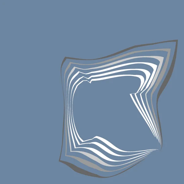 Rahmen Aus Transparentem Kapronband Auf Quadratischem Hintergrund Abstraktes Design Für — Stockvektor
