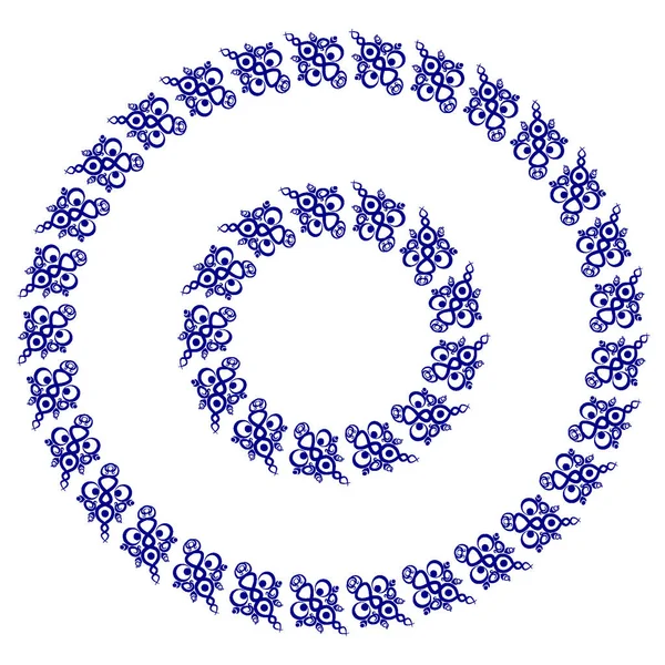 Kare bir tablodaki dekoratif etnik unsurların çerçeveleri, sürreal, grafikler