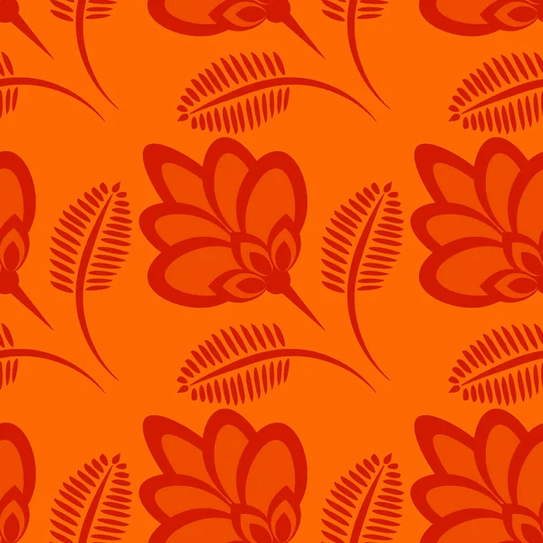 Kusursuz desen, uçsuz bucaksız doku, biçimlendirilmiş çiçekler, grafikler. Bitkiler. Tasarım ögeleri - Duvar kağıdı, tekstil, paketleme, siteler veya mobil uygulamalar için arkaplan