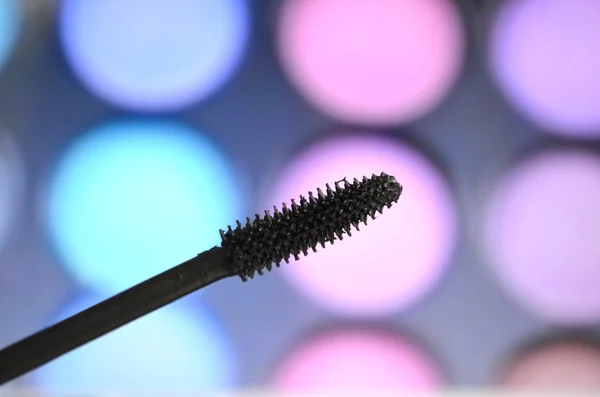 mascara on the background of cosmetics