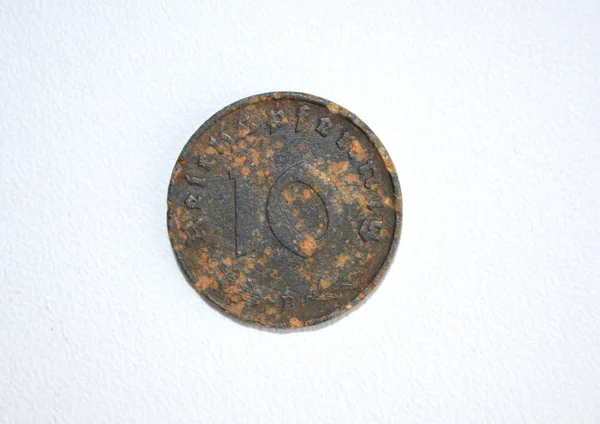 German coin from the Second World War — Stock Photo, Image