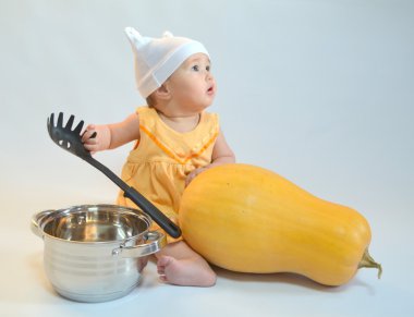 Pan ve kabak bebekle