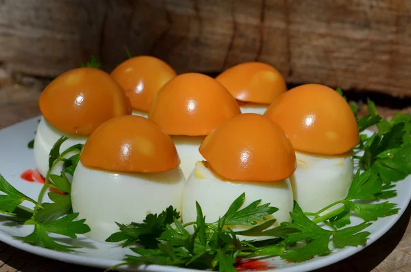 Stuffed eggs — Stock Photo, Image