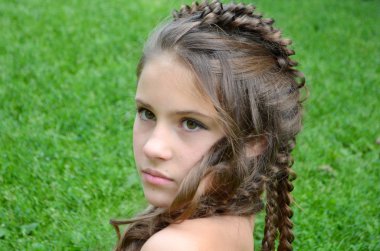 yaratıcı saç modeli