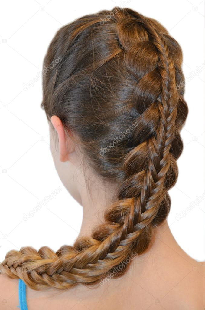 Hairstyle with long hair