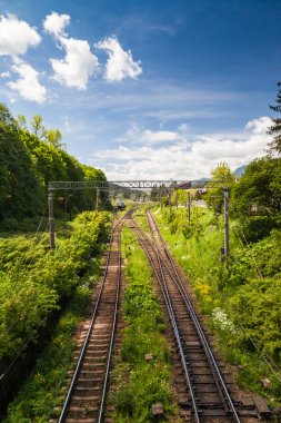 Tren hatları yukarıdan izlendi