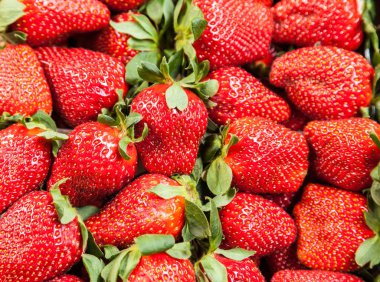 Kazık taze çilek ve iştah açıcı