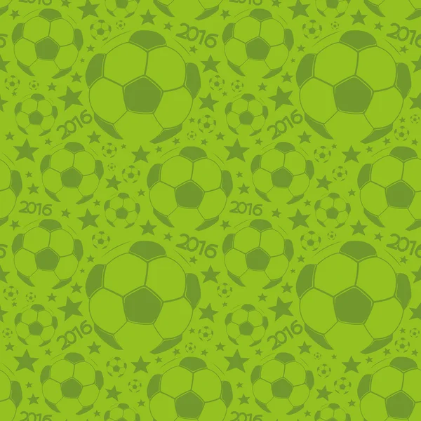 Green football pattern — Stock Vector
