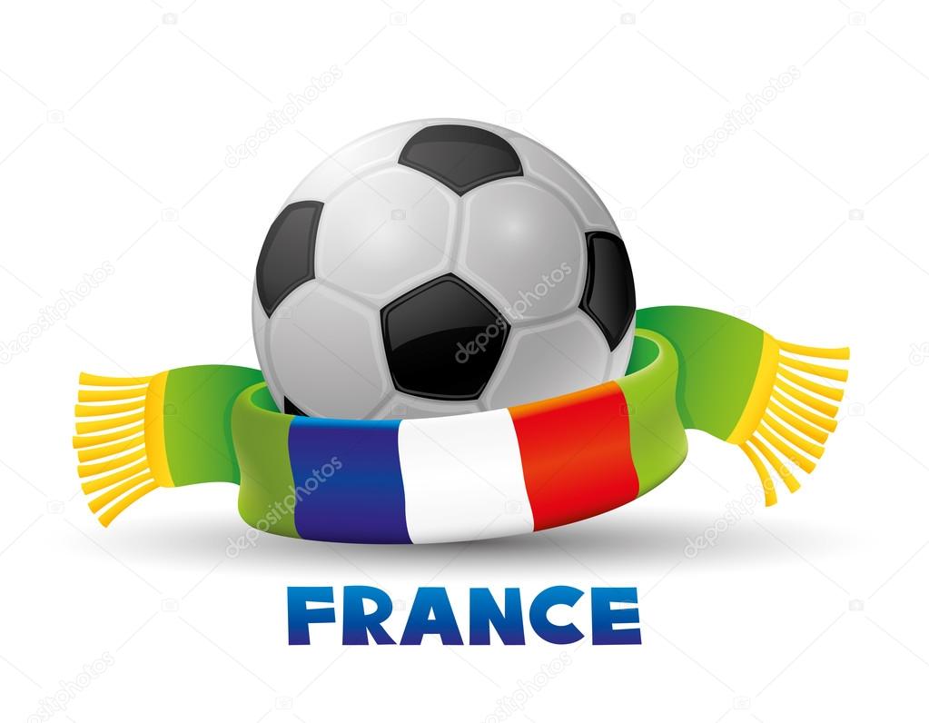 france soccer scarf