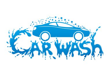 Oto yıkama işareti.