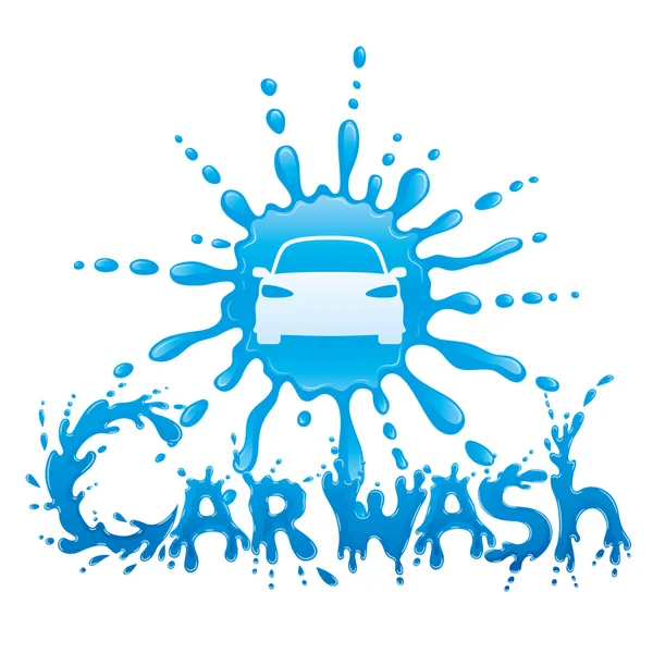 Car wash sign. — Stock Vector © taronin 97080548
