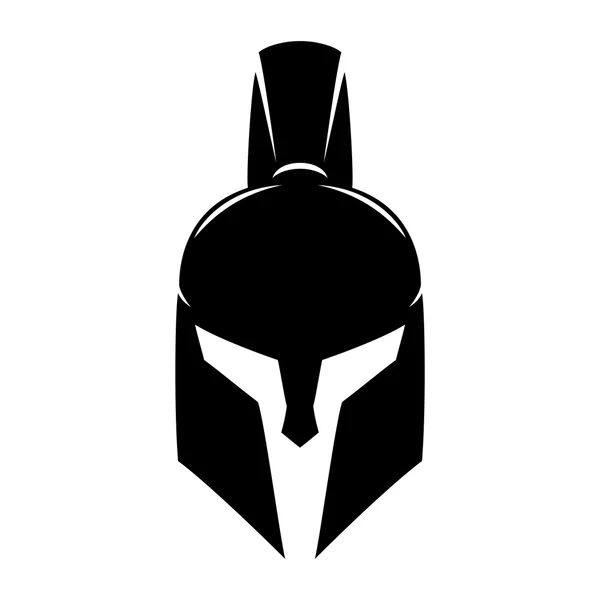 Spartan sinal capacete . — Vetor de Stock