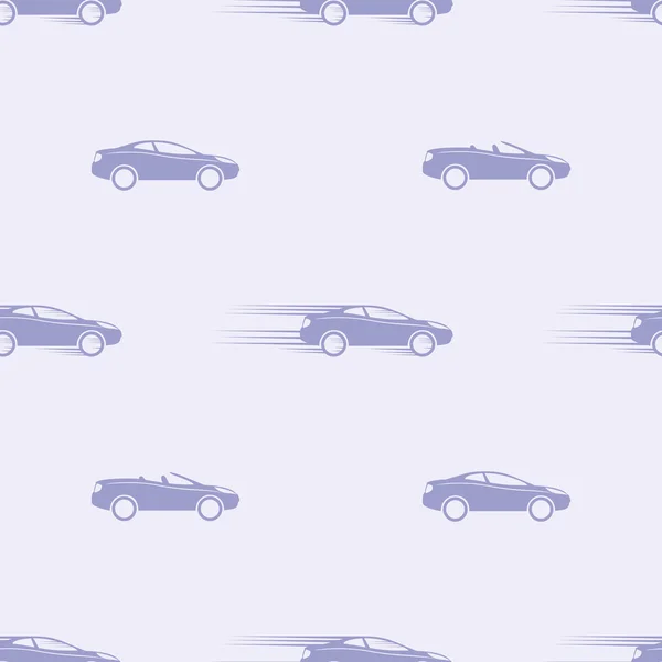 Voiture rapide sur un fond clair . — Image vectorielle