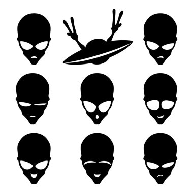 UFO ve uzaylı.