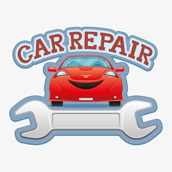 Car repair sign. — Stock Vector