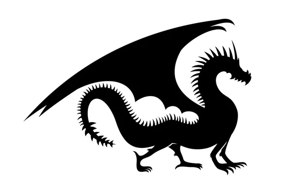 Zeichen des Drachen. — Stockvektor