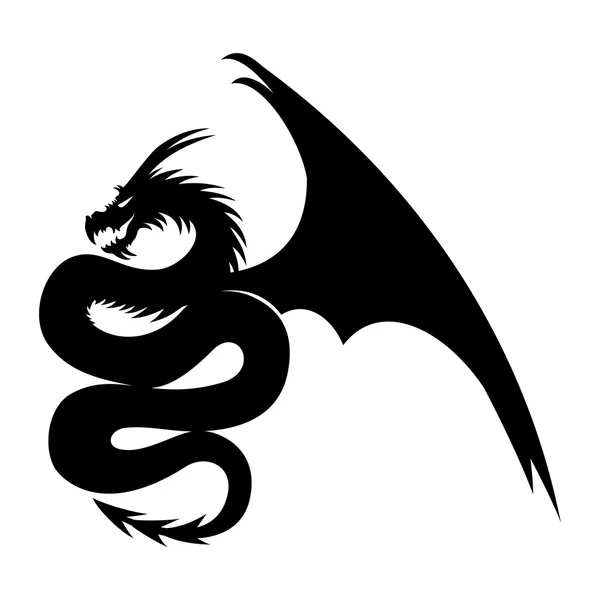 Zeichen des Drachen. — Stockvektor