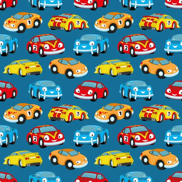 Lindos coches coloridos . — Archivo Imágenes Vectoriales