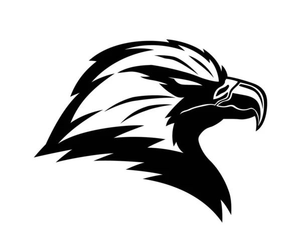 Illustration Bald Eagle Icon Isolated White Background — Stock Vector