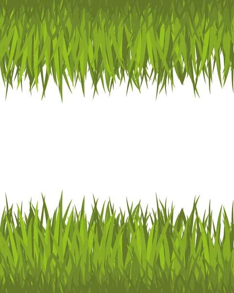 Groen gras. — Stockvector