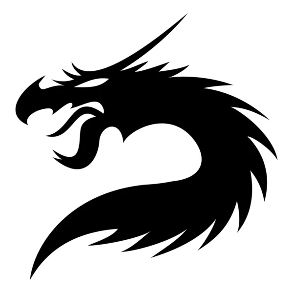 Signe vectoriel. Dragon ! . — Image vectorielle