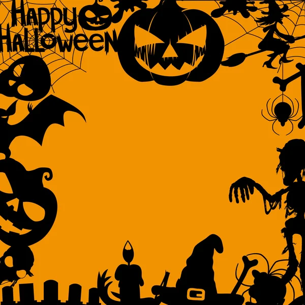 Banner vectorial. Halloween . — Vector de stock