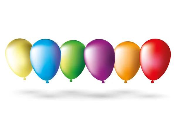 Ilustración vectorial. Globos . — Archivo Imágenes Vectoriales