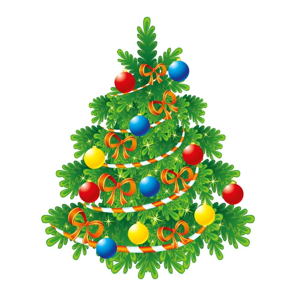 Christmas tree. — Stock Vector