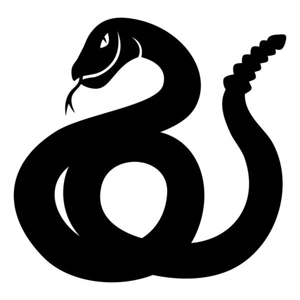 Signo vectorial. Serpiente. . — Archivo Imágenes Vectoriales