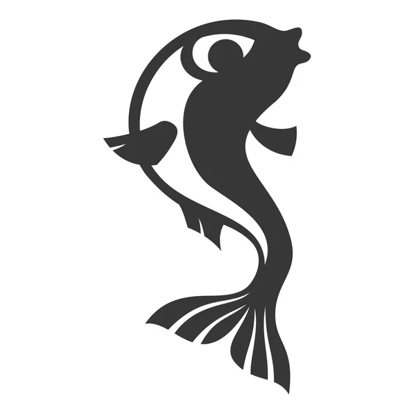 Signo vectorial. Pescado . — Vector de stock