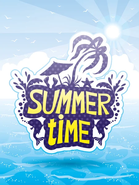 Summer time. — Stock Vector