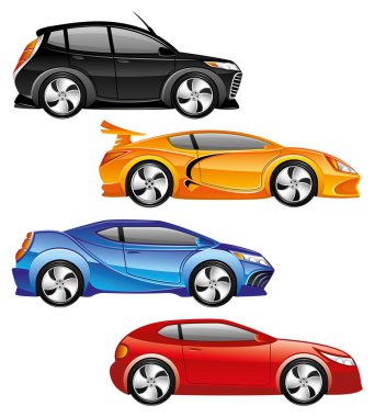Car icons. clipart