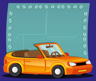 vektör çizim. Araba.