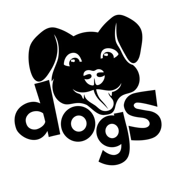 Signo vectorial. Perros . — Vector de stock