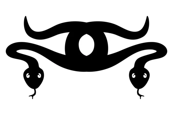 Signe vectoriel. Serpents . — Image vectorielle