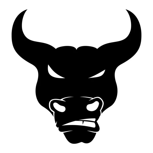 Vector teken. Bull. — Stockvector