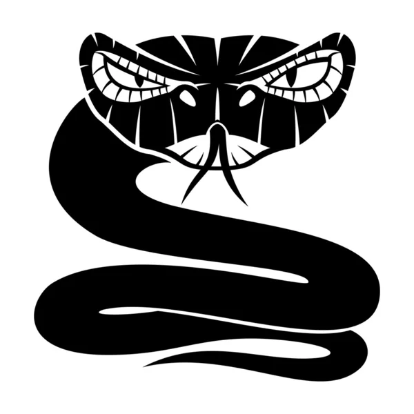 Signo vectorial. Serpiente. . — Archivo Imágenes Vectoriales